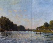 阿尔弗莱德 西斯莱 : The Seine at Bougival